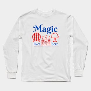 Disney World Magic Lives Here Long Sleeve T-Shirt